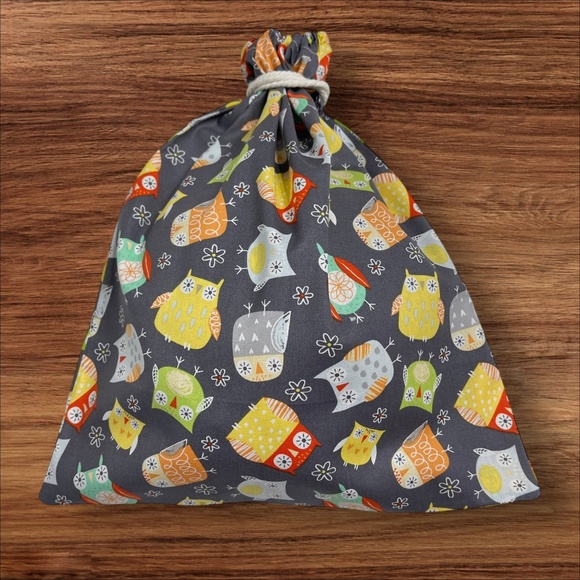 Linen Bread Bag for Homemade Bread, Sourdough Bread Bag 100% Cotton Eco-Friendly - Picture 3 of 4